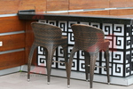 мебел от кафяв или тъмен ратан с високо качество и дълъг срок на използване